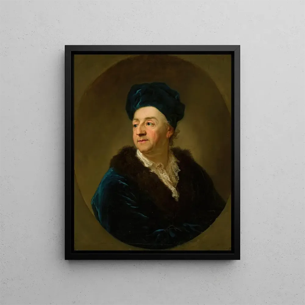 Maalaus Portrait de Johann N. Schaffgotsch en robe de chambre - Anton Graff | Taidetuloste