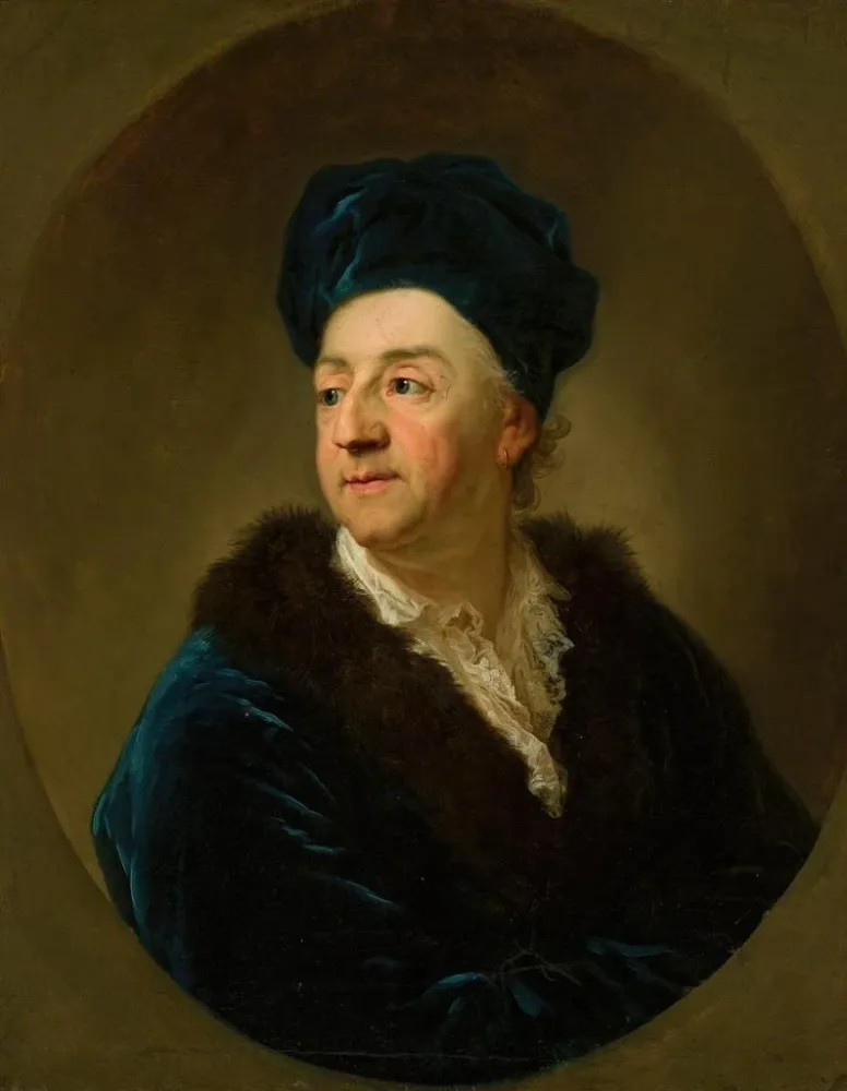 Maalaus Portrait de Johann N. Schaffgotsch en robe de chambre - Anton Graff | Taidetuloste