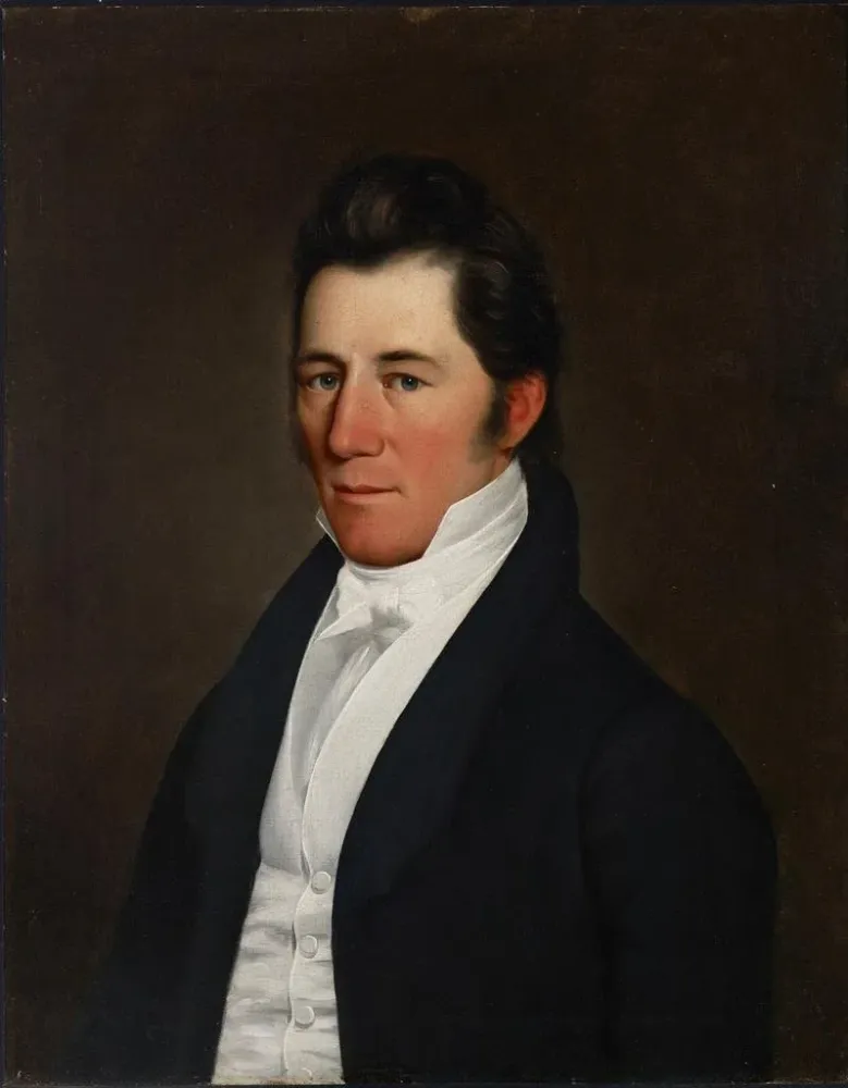 Maalaus Portrait du Dr John H. Sanders - Alexander Bradford | Taidetuloste