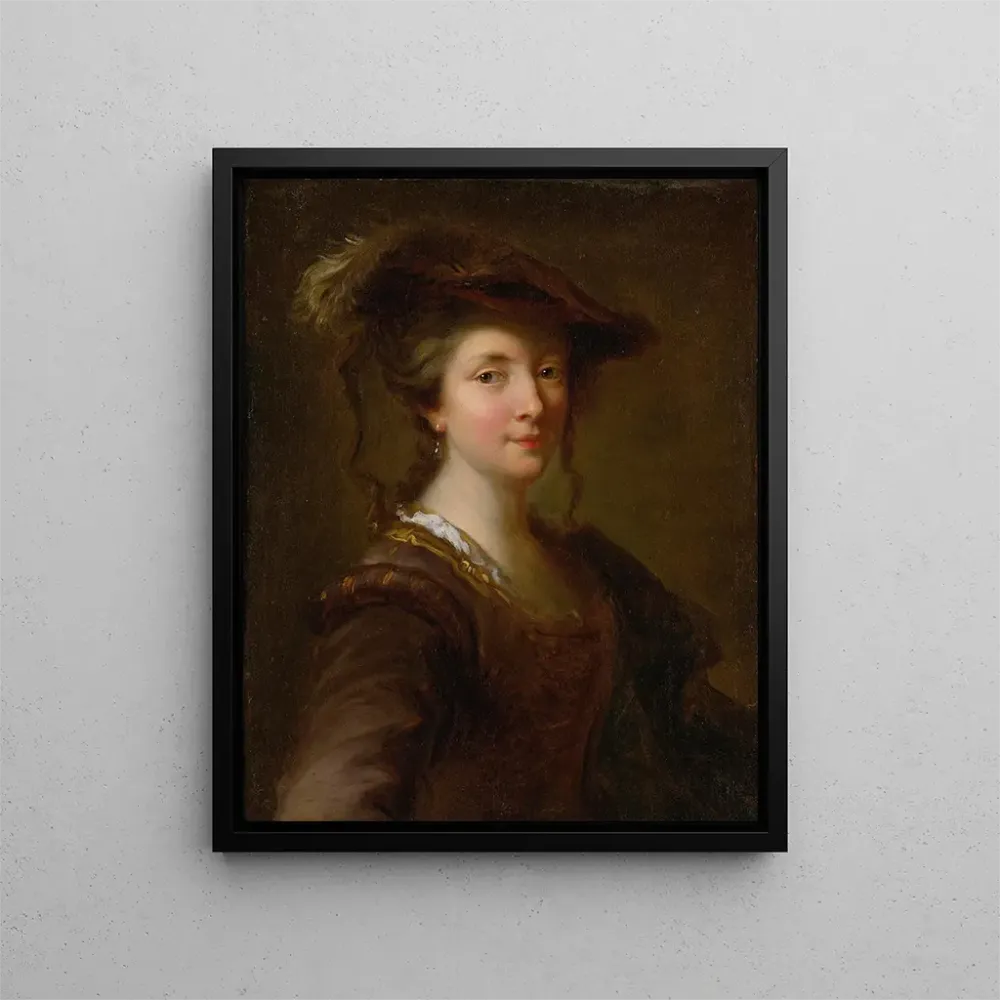 Maalaus Portrait Lady Said To Be Louise Julie De Nesle Comtesse De Mailly - Alexis Grimou | Taidetuloste
