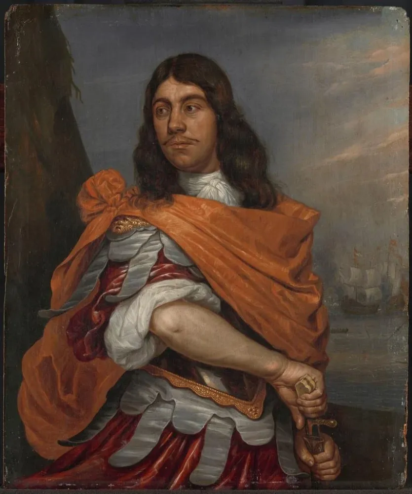 Maalaus Portrait du Lieutenant-Amiral Cornelis Tromp en costume romain - Abraham van Westerveld | Taidetuloste