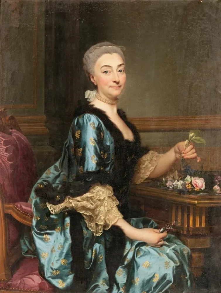 Maalaus Portrait de Marguerite de Conzié - Alexander Roslin | Taidetuloste
