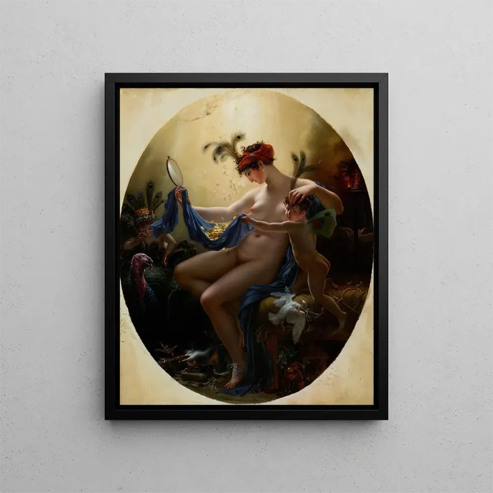 Maalaus Portrait Mlle Lange As Danae - Anne-Louis Girodet-Trioson | Taidetuloste