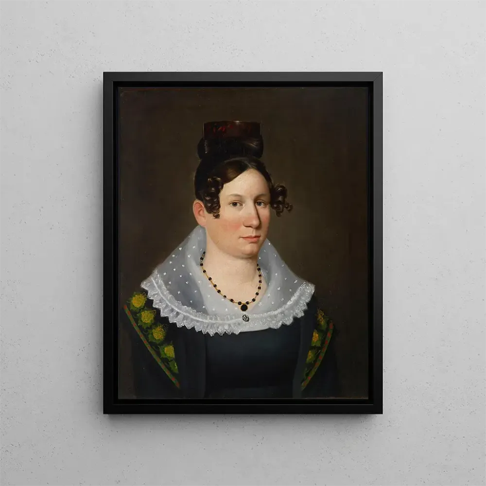 Maalaus Portrait de Mme John H. Sanders - Alexander Bradford | Taidetuloste
