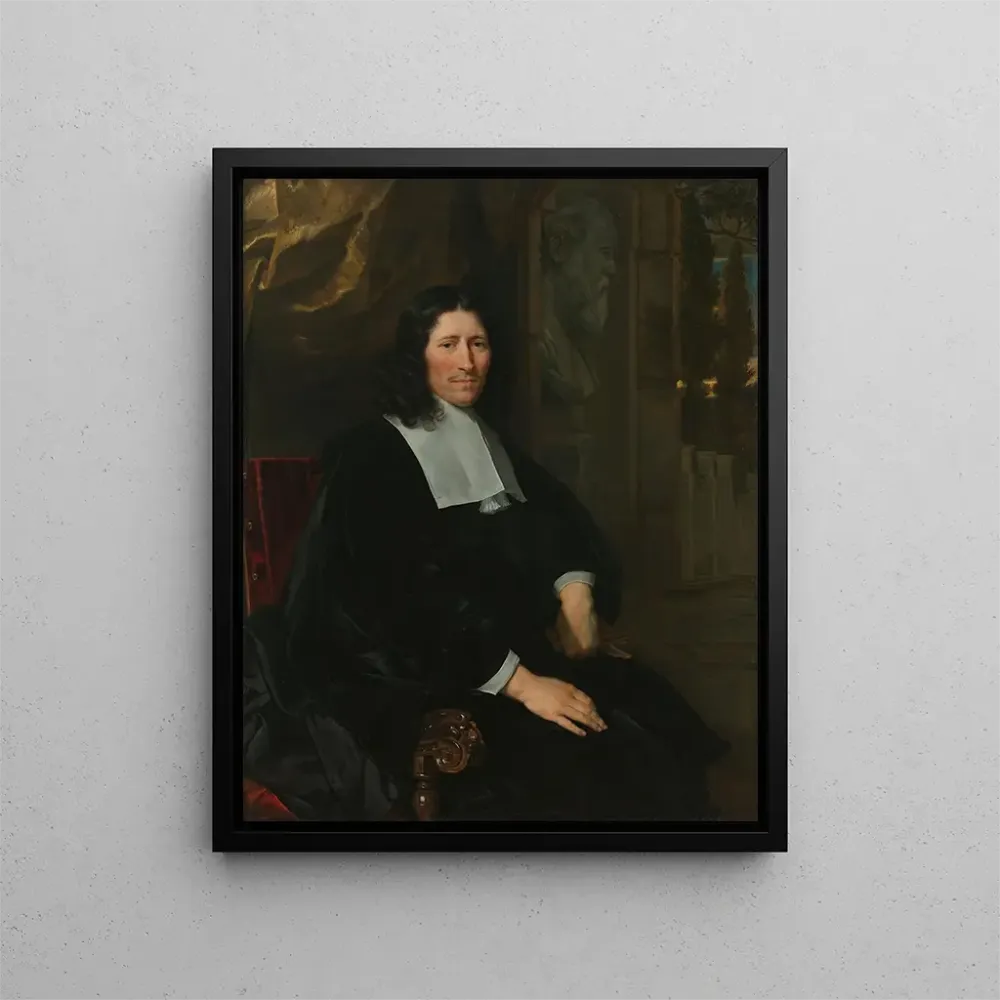 Maalaus Portrait de Pieter de la Court - Abraham Lambertsz van den Tempel | Taidetuloste