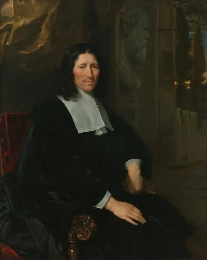 Maalaus Portrait de Pieter de la Court - Abraham Lambertsz van den Tempel | Taidetuloste