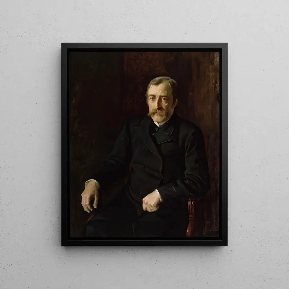 Maalaus Portrait du professeur Carl Gustav Estlander - Albert Edelfelt | Taidetuloste