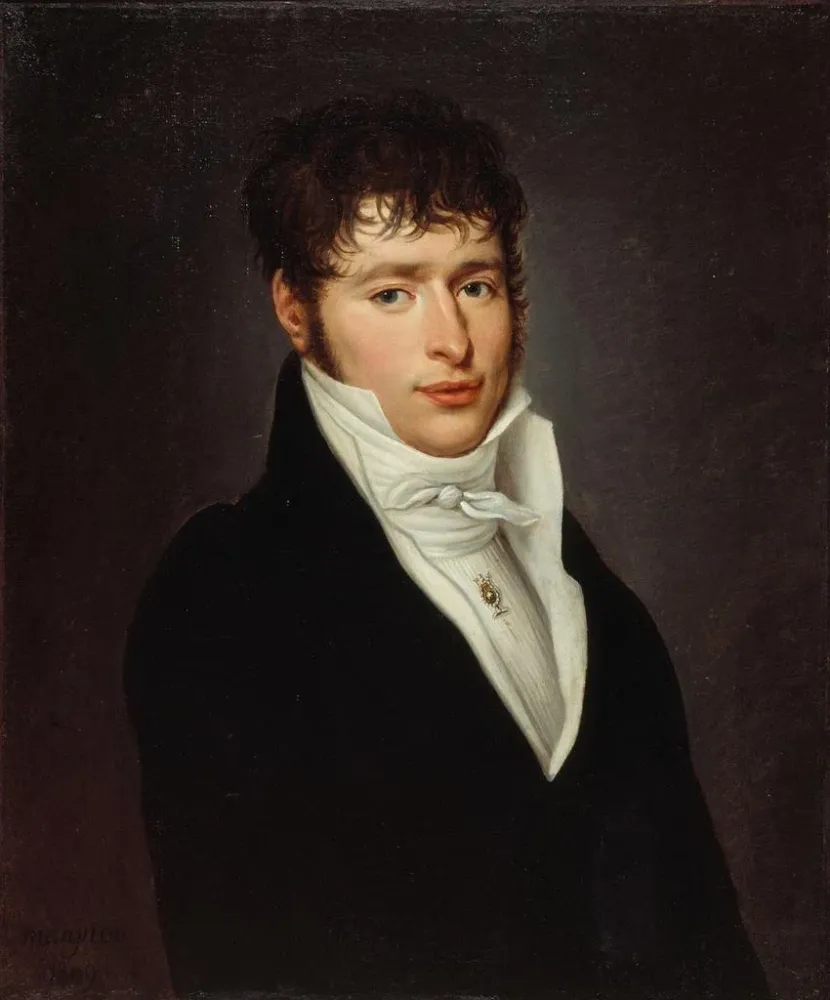 Maalaus Portrait présumé de Jean Elleviou - Désiré Adélaïde Charles Maignen de Sainte - Marie | Taidetuloste