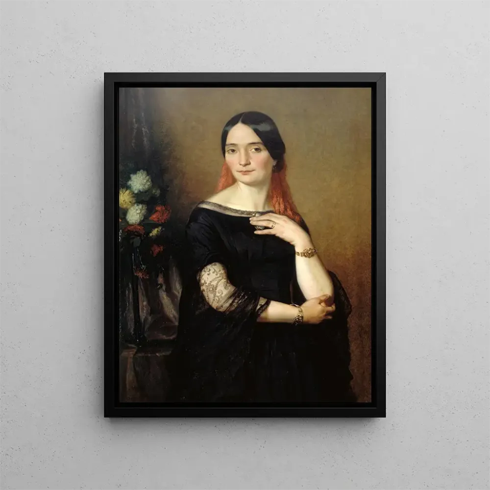 Maalaus Portrait présumé de Mlle Mars - Ary Scheffer | Taidetuloste