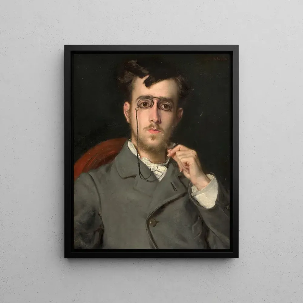 Maalaus Portrait présumé de Monsieur Camille le Senne - Alfred Dehodencq | Taidetuloste