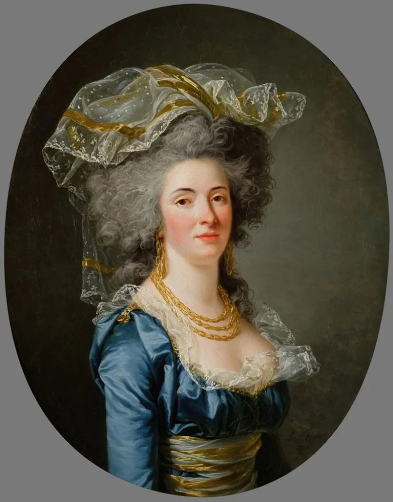 Maalaus Portrait présumé de Philiberte Orléans Perrin de Cypierre comtesse de Maussion - Adélaïde Labille-Guiard | Taidetu...