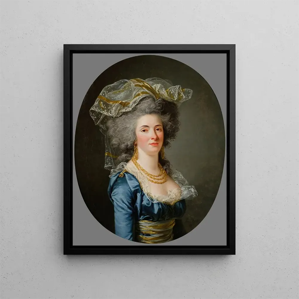Maalaus Portrait présumé de Philiberte Orléans Perrin de Cypierre comtesse de Maussion - Adélaïde Labille-Guiard | Taidetu...