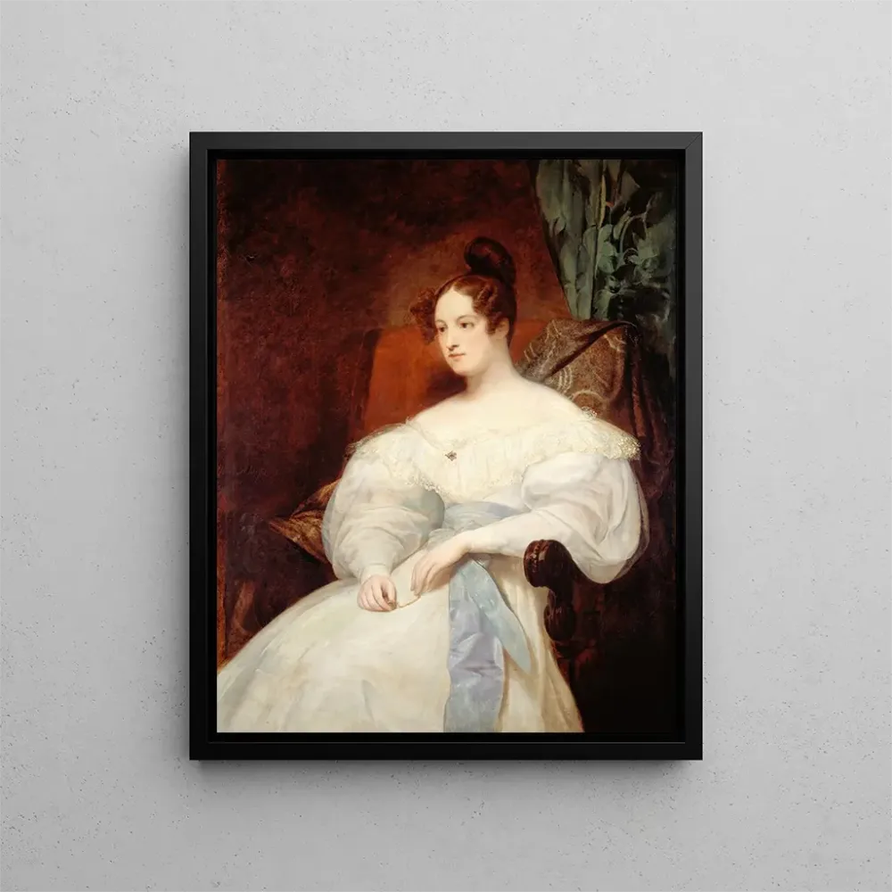 Maalaus Portrait présumé de la princesse Louise d'Orléans - Ary Scheffer | Taidetuloste