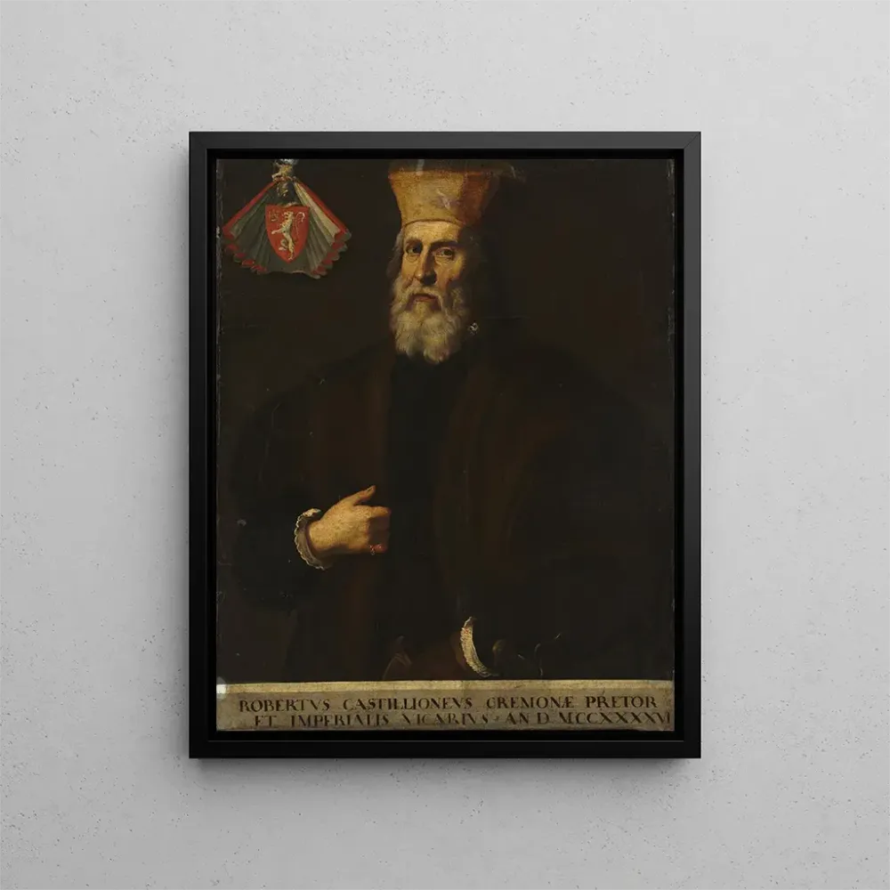 Maalaus Portrait de Roberto Castiglione - Anonyme | Taidetuloste