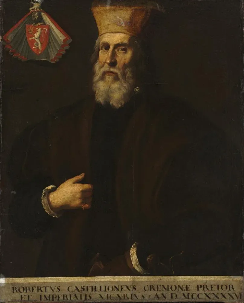 Maalaus Portrait de Roberto Castiglione - Anonyme | Taidetuloste