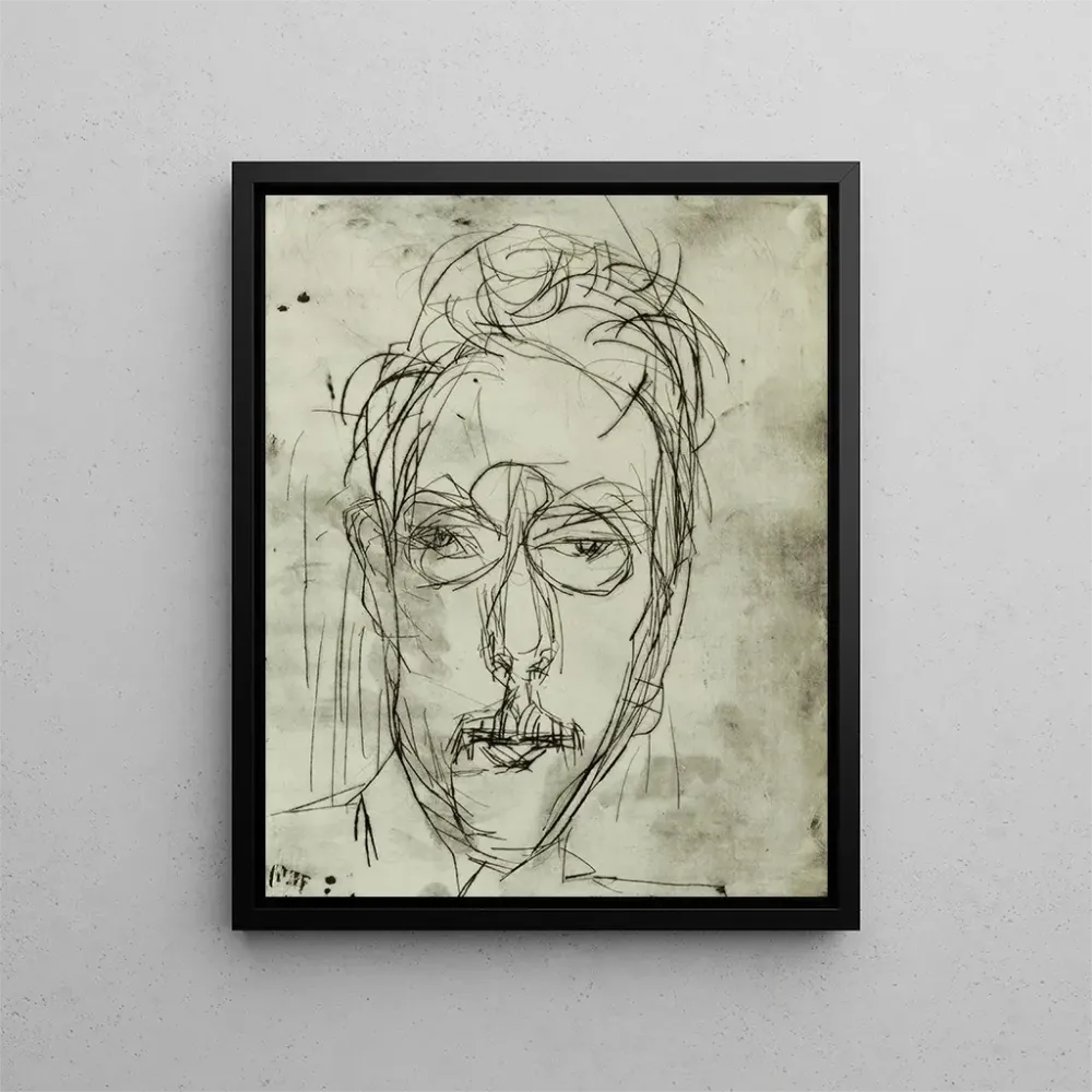 Maalaus Portrait Schaeffer I - Albert Müller | Taidetuloste