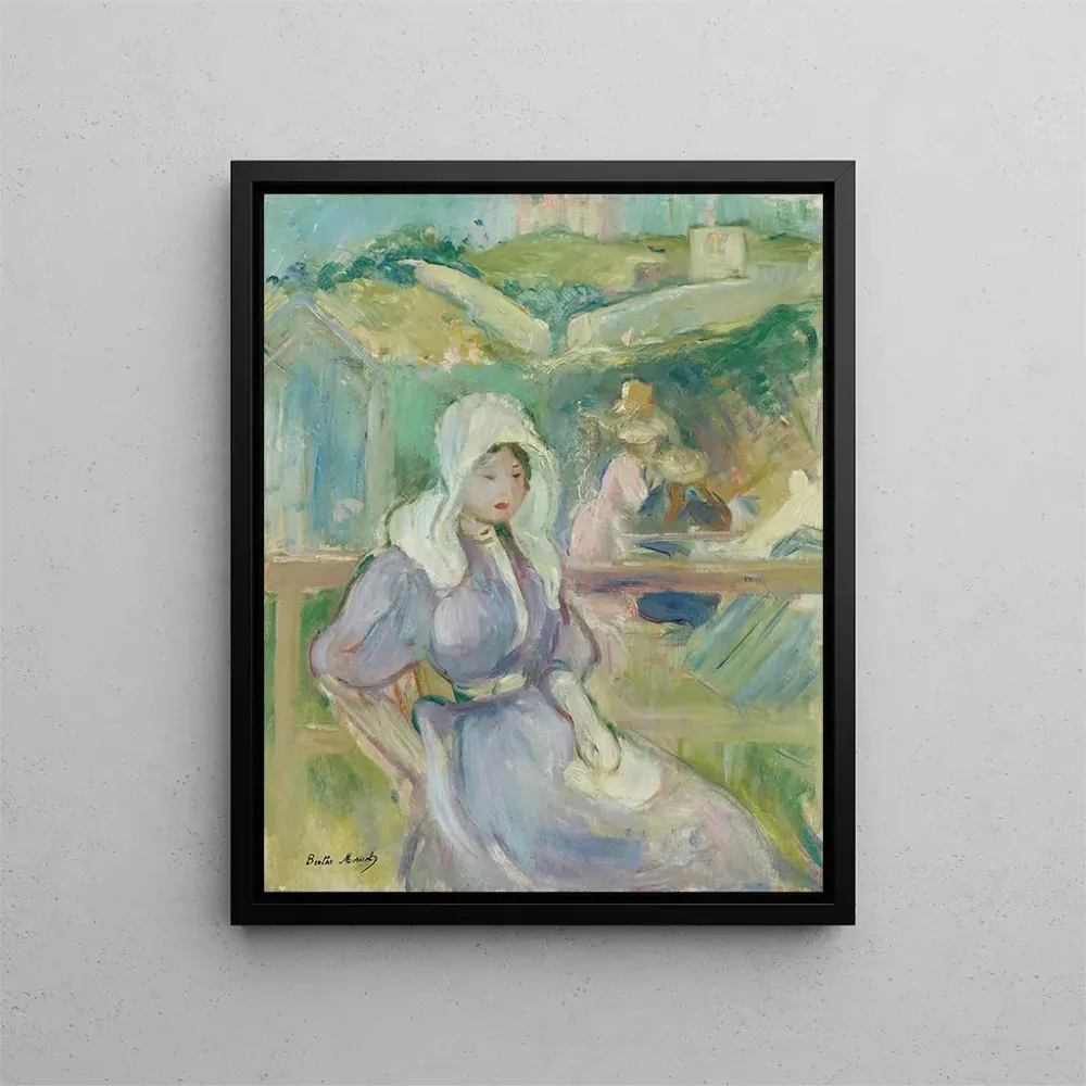 Maalaus Portrieux'n rannalla - Berthe Morisot | Taidetuloste