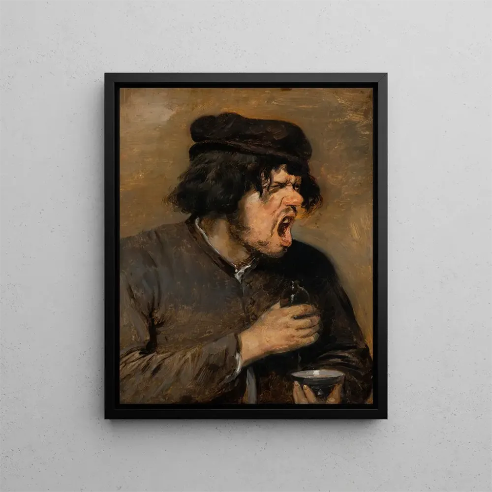 Maalaus La potion amère - Adriaen Brouwer | Taidetuloste