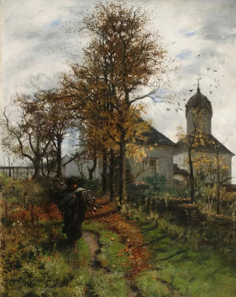 Maalaus Presbytère abandonné - Adam Chmielowski | Taidetuloste