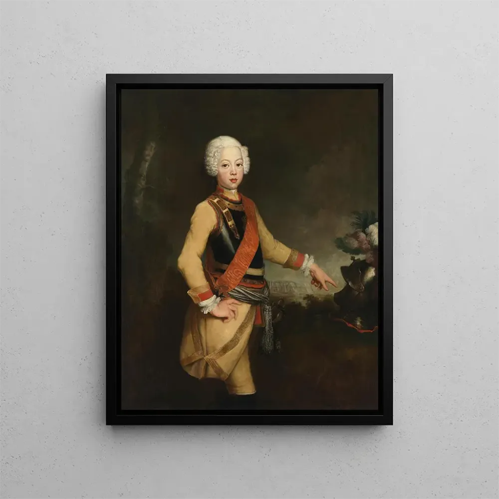 Maalaus Prinssi Auguste Guillaume de Prusse - Antoine Pesne | Taidetuloste