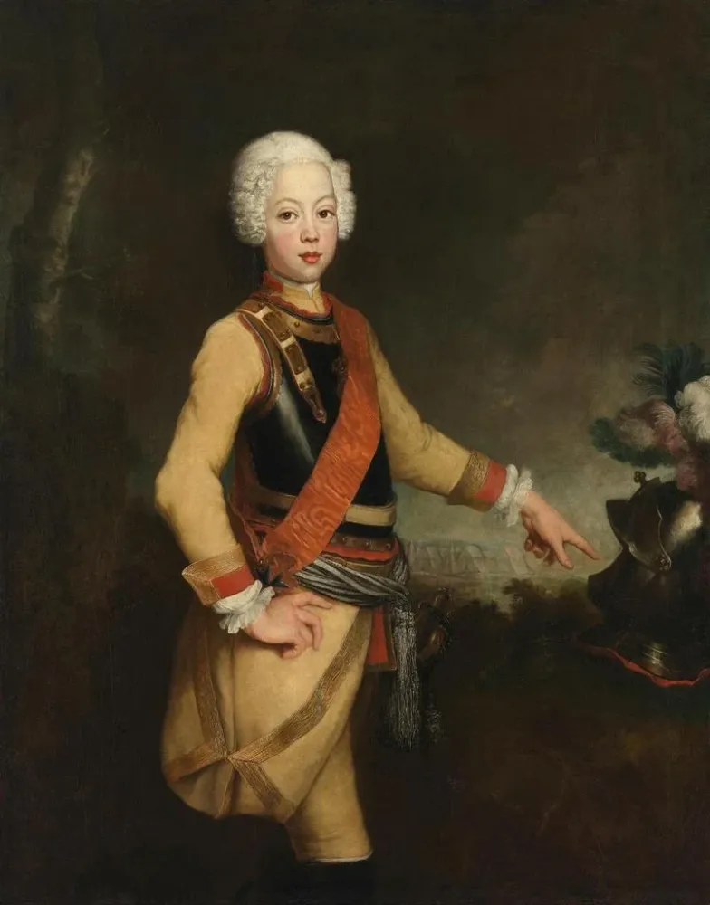 Maalaus Prinssi Auguste Guillaume de Prusse - Antoine Pesne | Taidetuloste