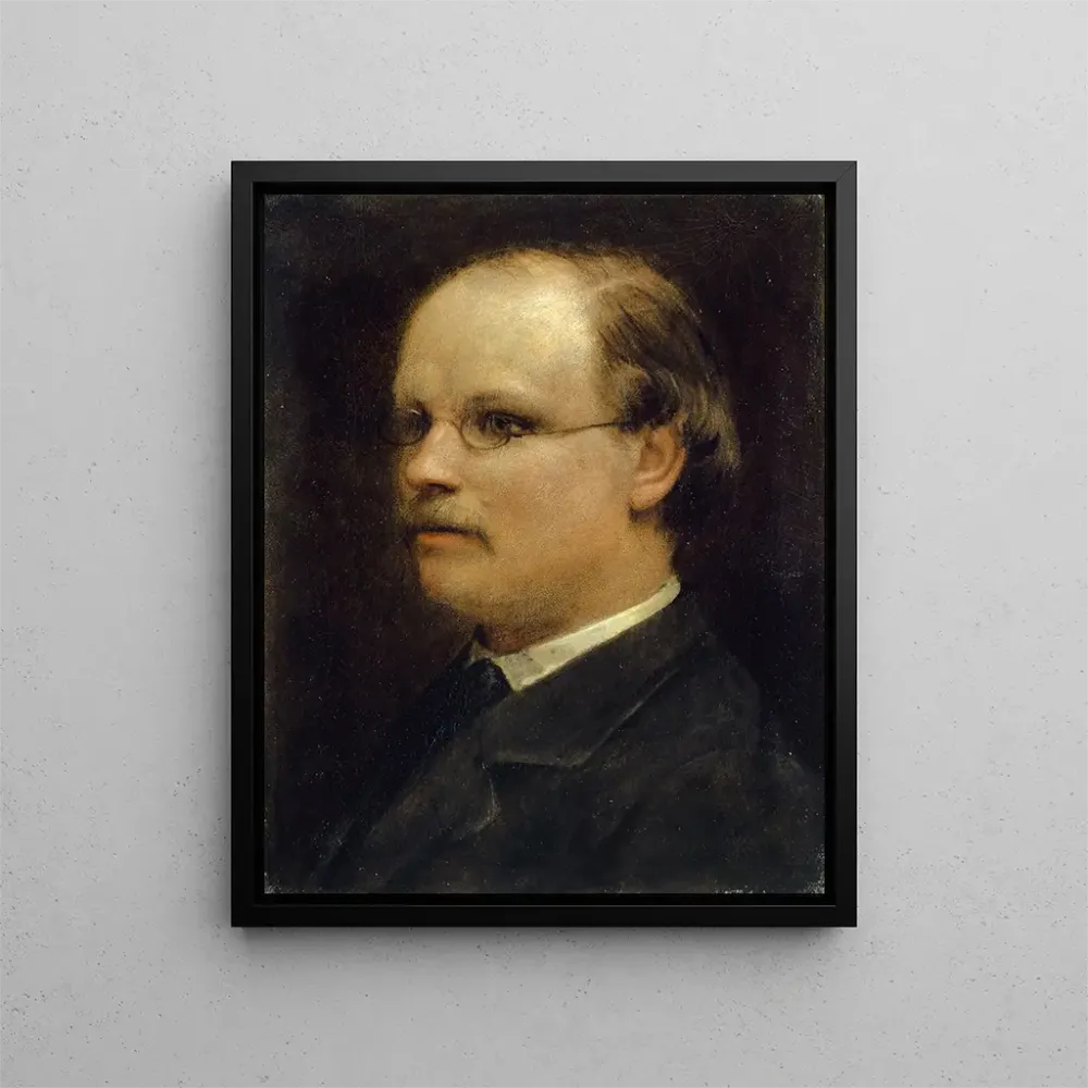Maalaus Professor Fritz Burckhardt-Brennerin muotokuva - Arnold Böcklin | Taidetuloste