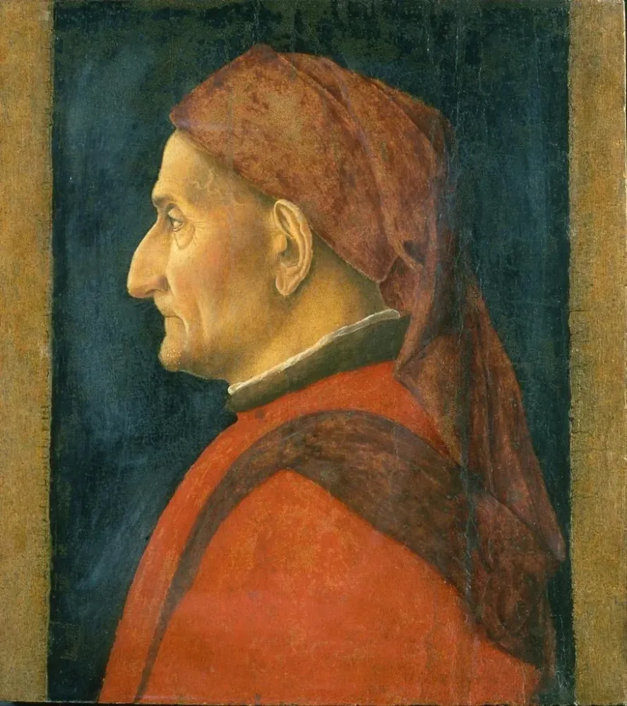 Maalaus Profil d'un homme - Andrea Mantegna | Taidetuloste