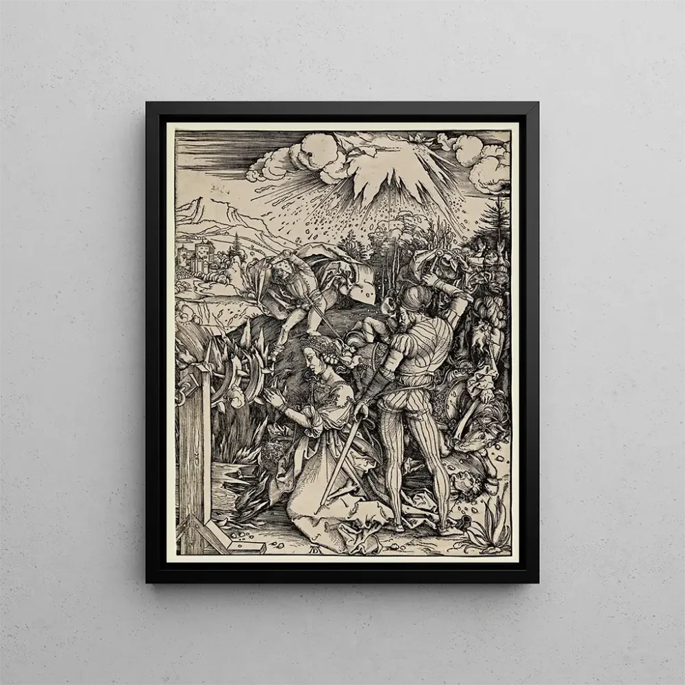 Maalaus Pyhän Katariina Aleksandriyalaisen marttyyrius - Albrecht Dürer | Taidetuloste