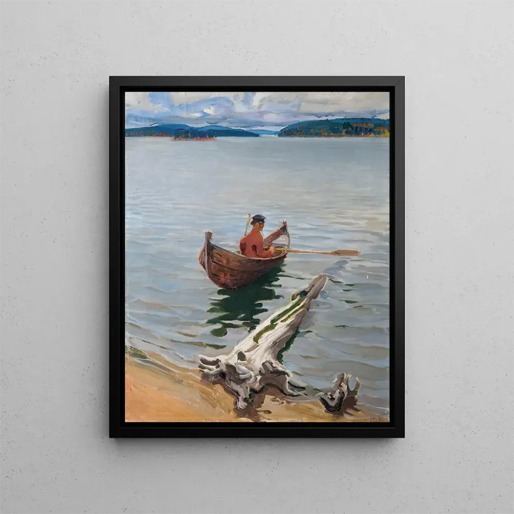 Maalaus Rameur sur le lac - Akseli Gallen-Kallela | Taidetuloste
