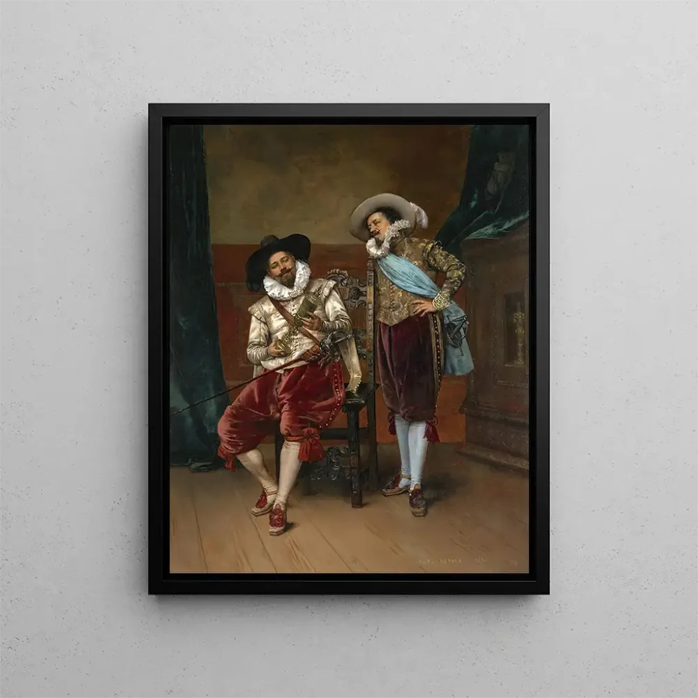 Maalaus Ratsastajat - Adolphe Alexandre Lesrel | Taidetuloste