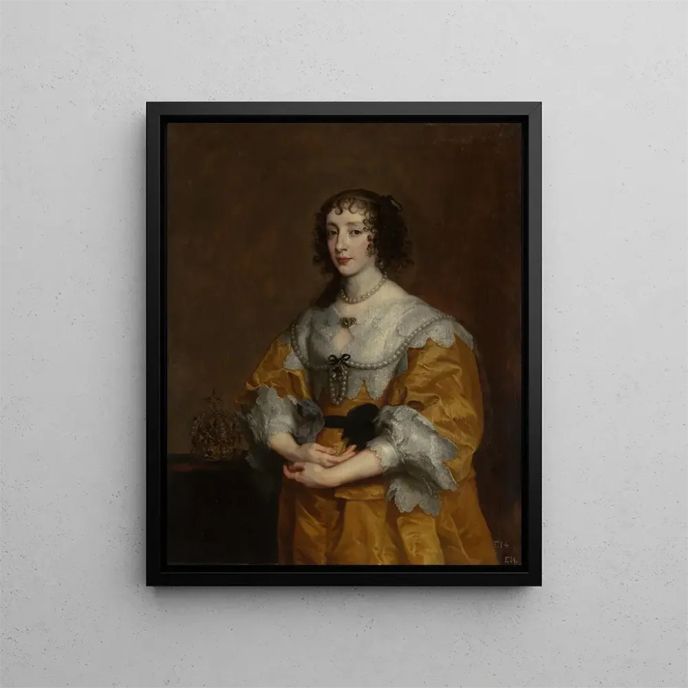 Maalaus La reine Henriette Marie - Antoine van Dyck | Taidetuloste