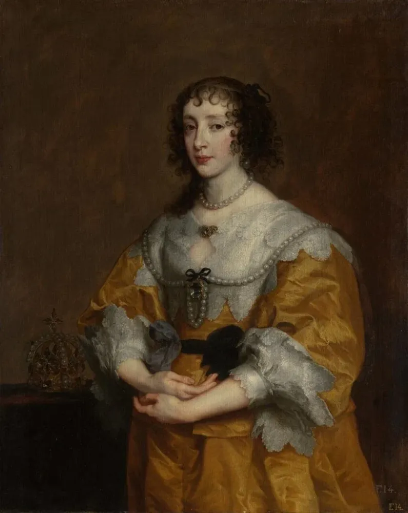 Maalaus La reine Henriette Marie - Antoine van Dyck | Taidetuloste