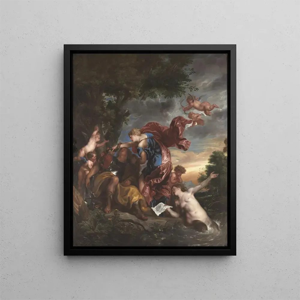 Maalaus Rinaldo ja Armida - Antoine van Dyck | Taidetuloste