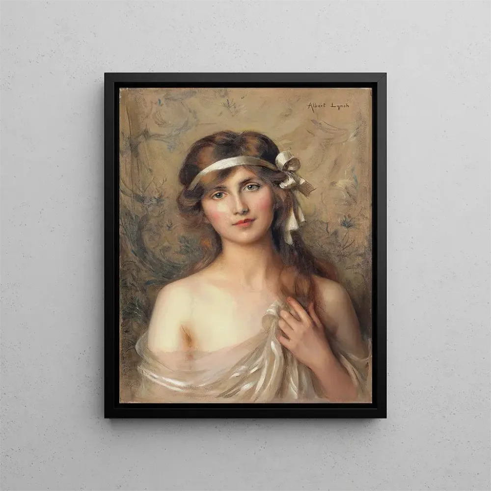 Maalaus Le Ruban blanc - Albert Lynch | Taidetuloste