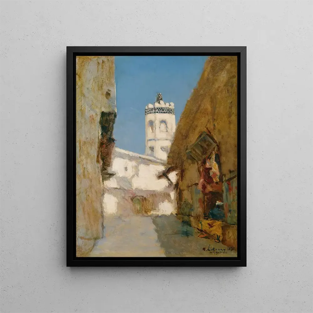 Maalaus La Rue des Blondeurs, Alger - Albert Lebourg | Taidetuloste