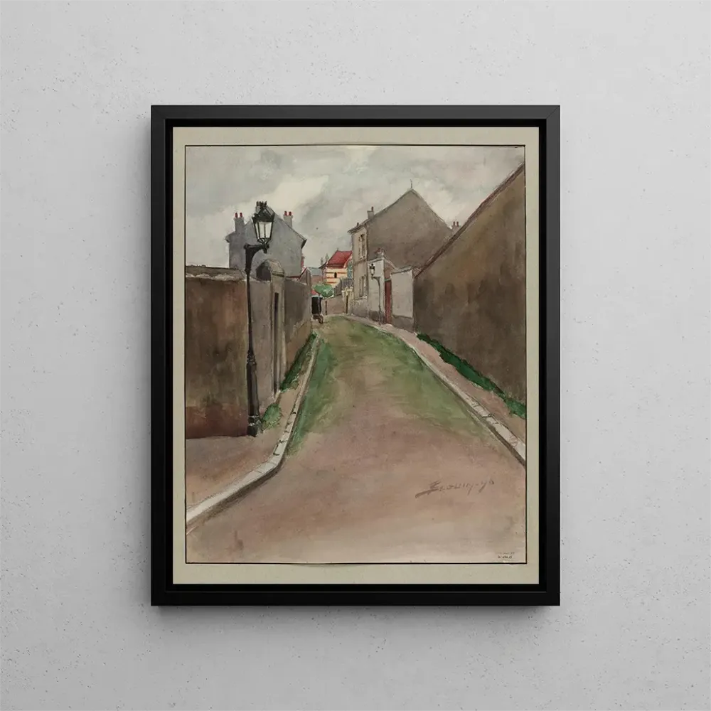 Maalaus Rue Yvartista Rue d’Alleraystä Rue de la Quintinie, Vaugirard - F. Sguin | Taidetuloste