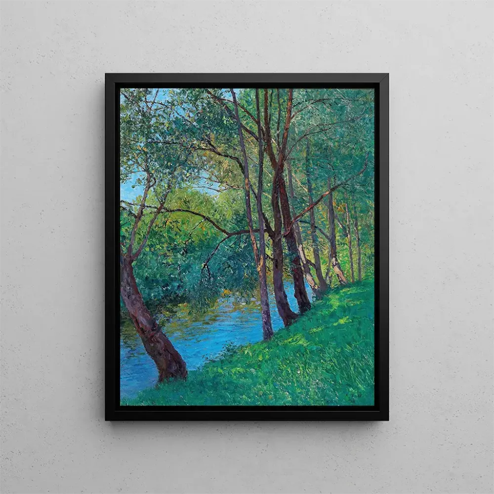 Maalaus Le ruisseau de l'Au sur le Krems Basse-Autriche Krems Danube - Alfred Zoff | Taidetuloste
