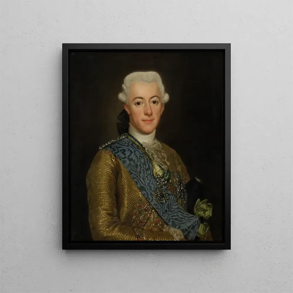 Maalaus Ruotsin kuningas Gustav III - Alexander Roslin | Taidetuloste