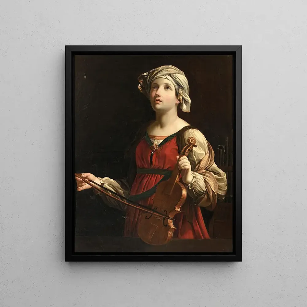 Maalaus Saint Cécile - Après Guido Reni | Taidetuloste