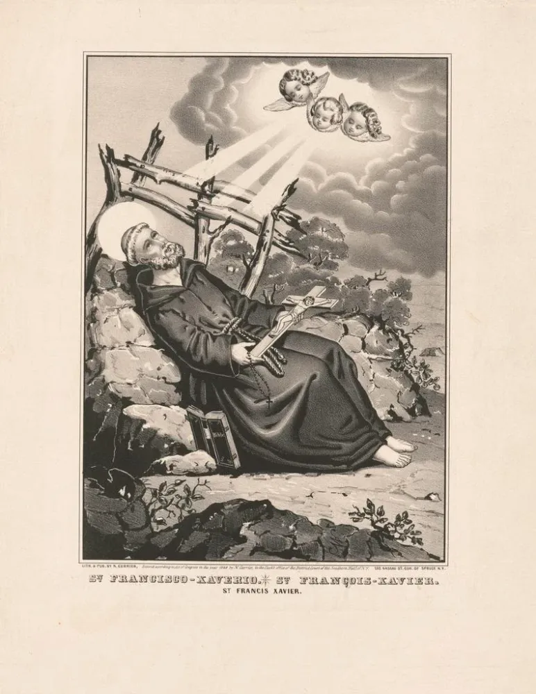 Maalaus Saint François Xavier - Currier & Ives | Taidetuloste