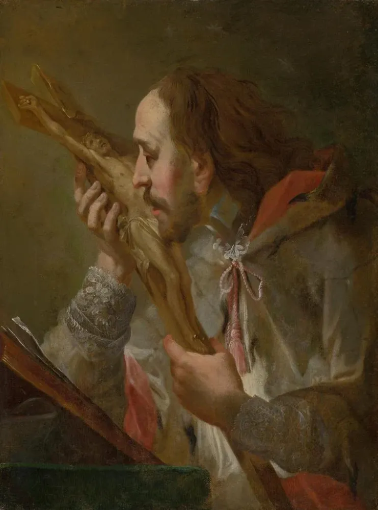 Maalaus Saint Jean Népomucène, témoin silencieux - Anonyymi | Taidetuloste