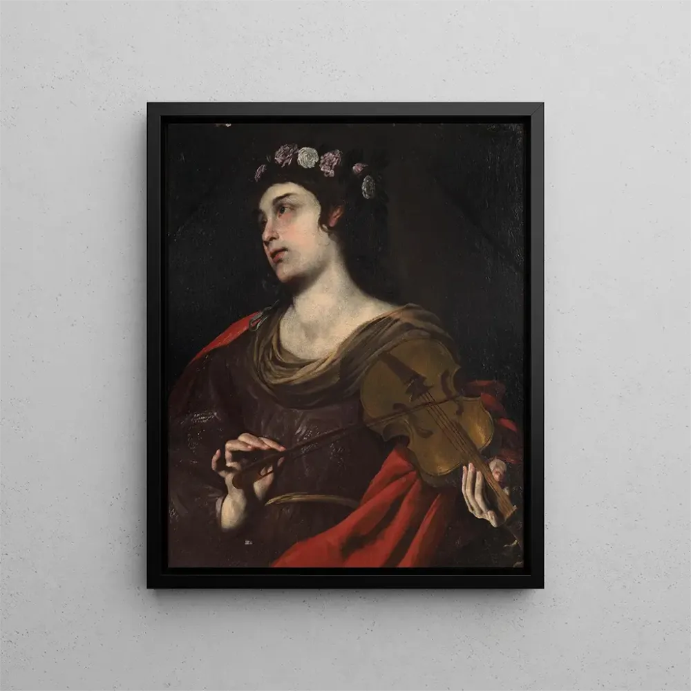 Maalaus Sainte Cécile - Andrea Vaccaro | Taidetuloste