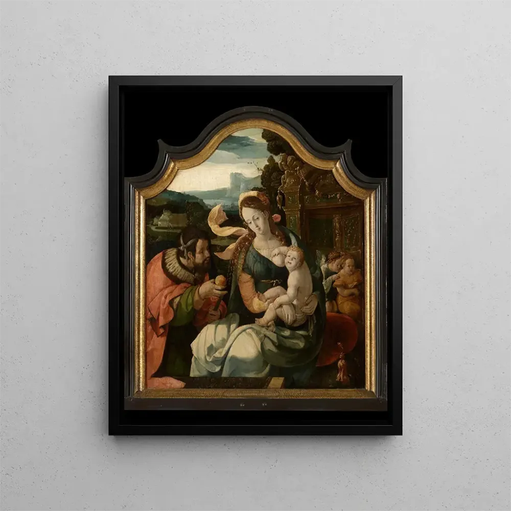 Maalaus La Sainte Famille - Aertgen Claesz van Leyden | Taidetuloste