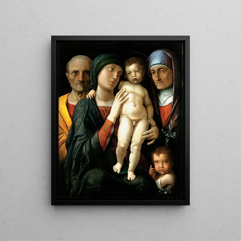Maalaus La Sainte Famille - Andrea Mantegna | Taidetuloste