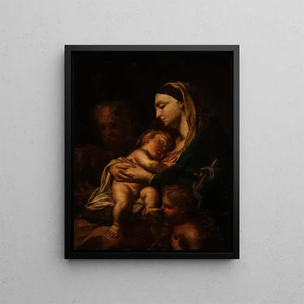 Maalaus La Sainte Famille - Anonyme | Taidetuloste