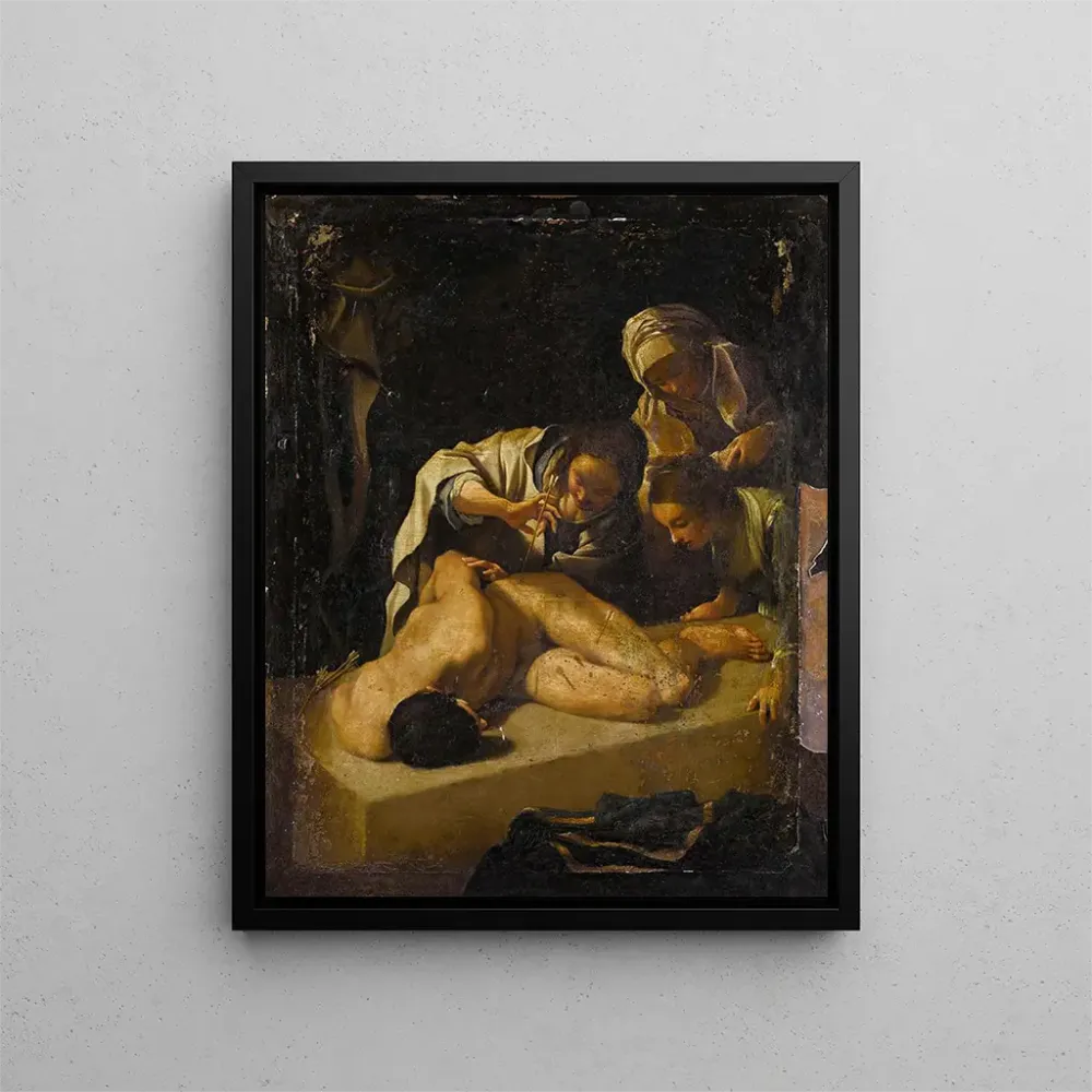 Maalaus Sainte Irène soignant Saint Sébastien - Bartolomeo Schedoni | Taidetuloste