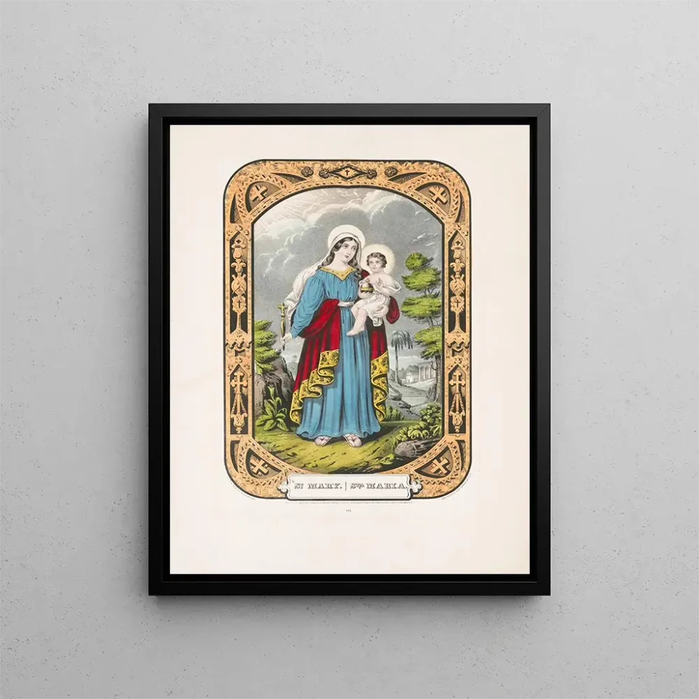 Maalaus Sainte Marie - Currier & Ives | Taidetuloste