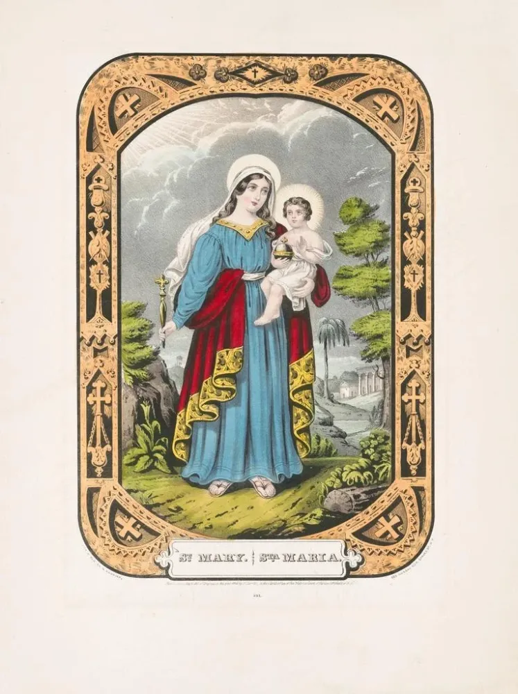 Maalaus Sainte Marie - Currier & Ives | Taidetuloste