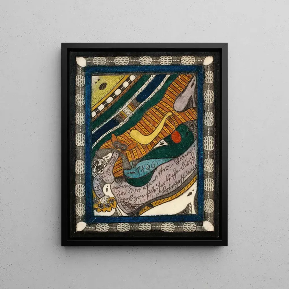 Maalaus Sainte Wiegalinda de PantterBann - Adolf Wölfli | Taidetuloste