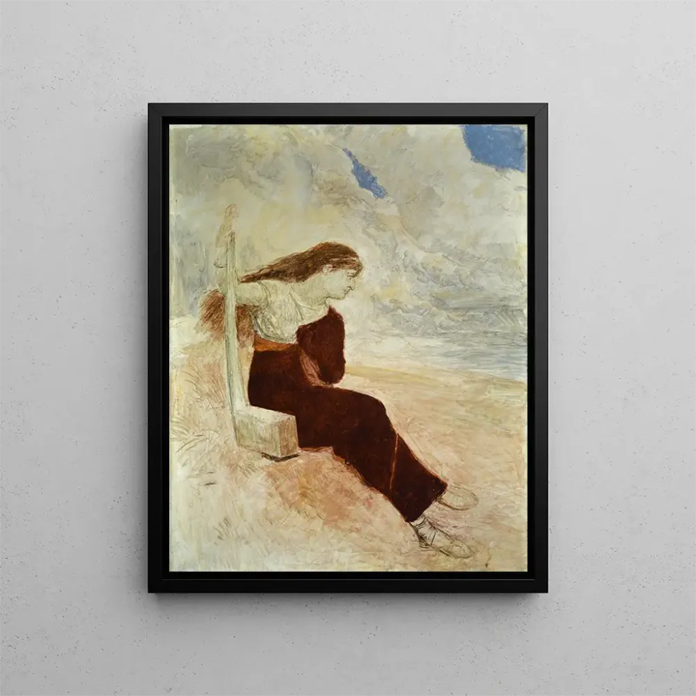 Maalaus Sappho Calypso - Arnold Böcklin | Taidetuloste